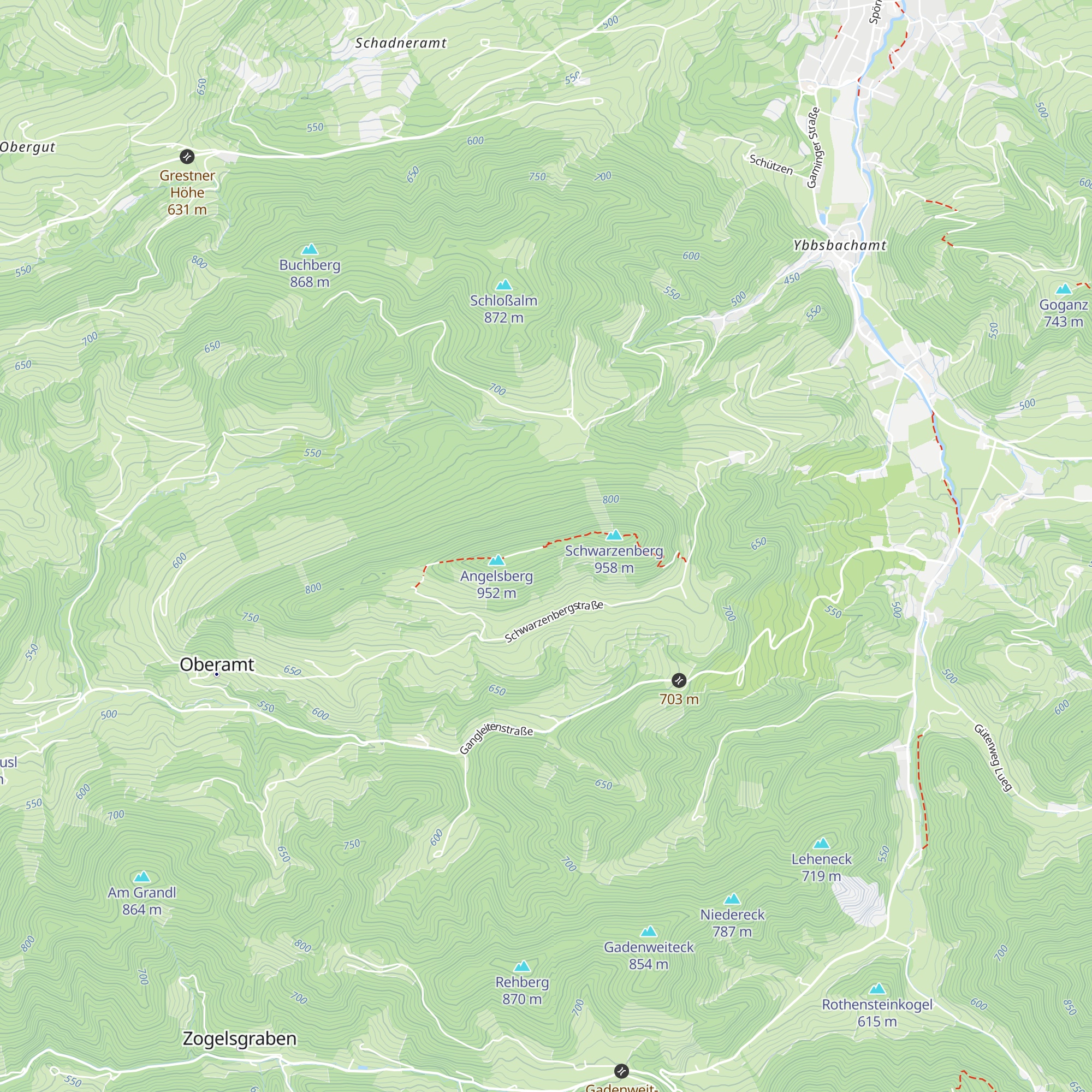 Unterstandshütte TVN-Spitze map