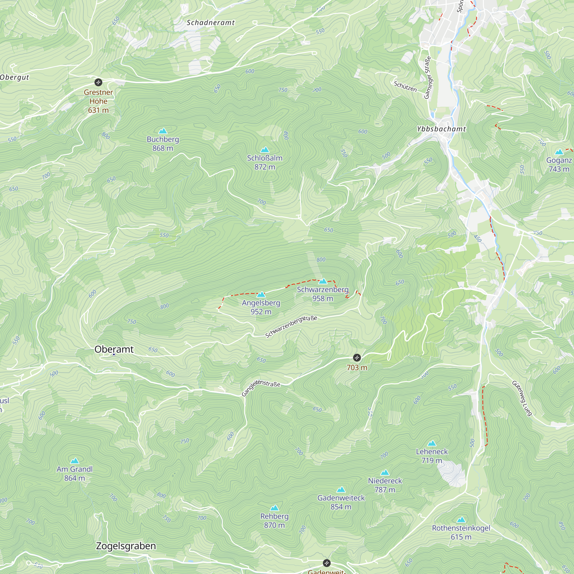 Unterstandshütte TVN-Spitze map