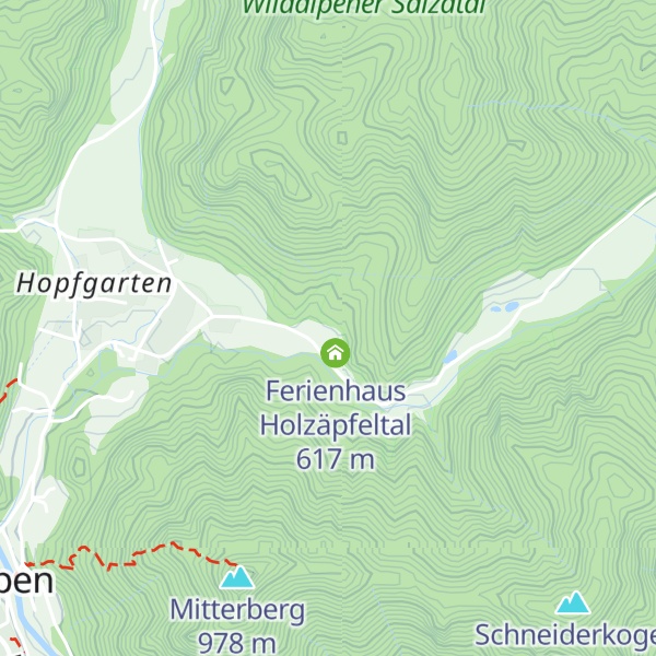 Map of Ferienhaus Schnaubelt