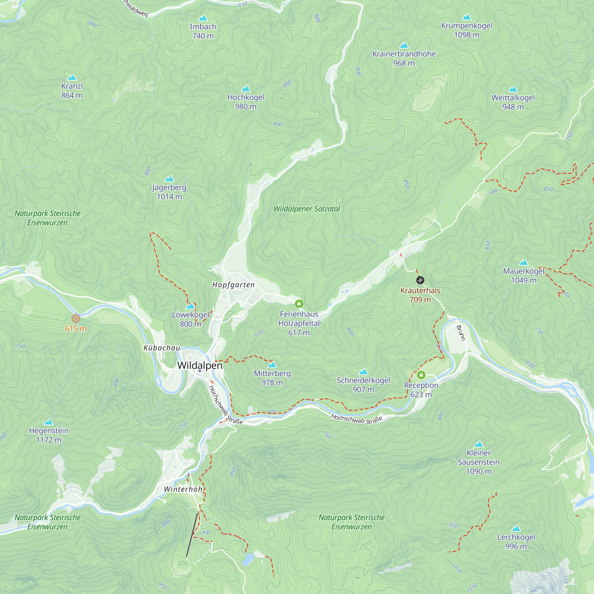 Ferienhaus Schnaubelt map