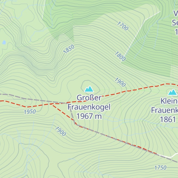 Map of Großer Frauenkogel