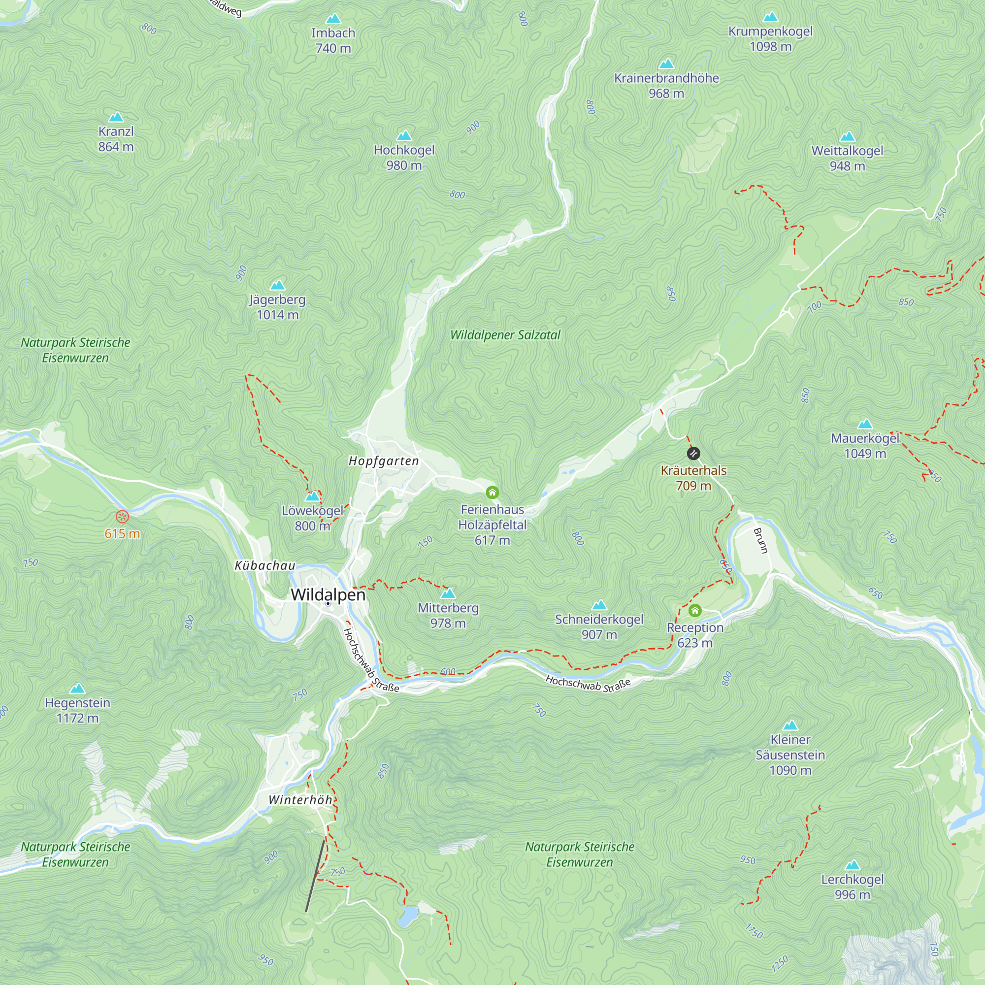 Ferienhaus Holzäpfeltal map
