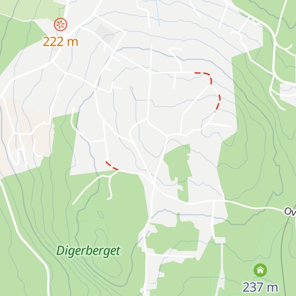 Map of Digerberget