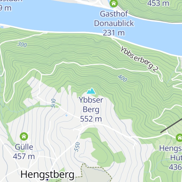 Map of Ybbser Berg