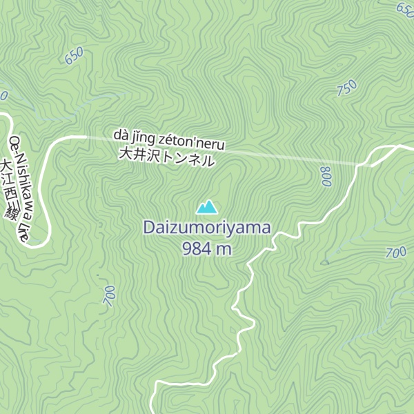 Map of Daizumoriyama
