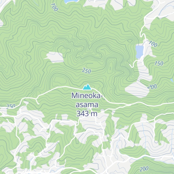 Map of Mineoka-asama