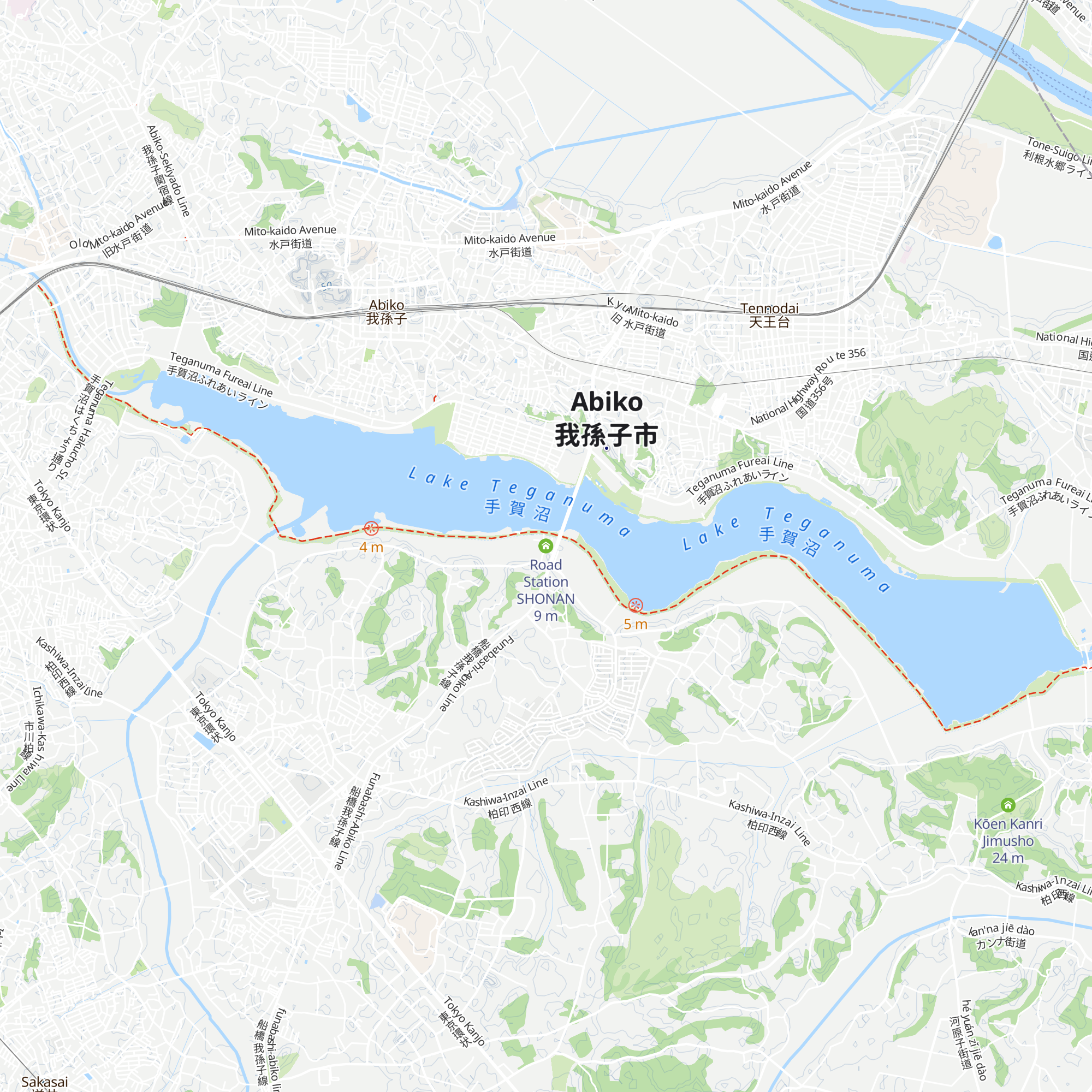 Road Station SHONAN map