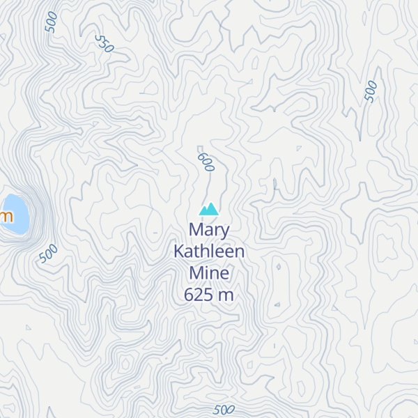 Map of Mary Kathleen Mine