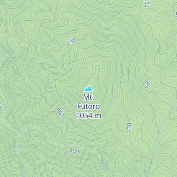 Map of Mt. Futoro