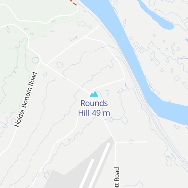 Map of Rounds Hill