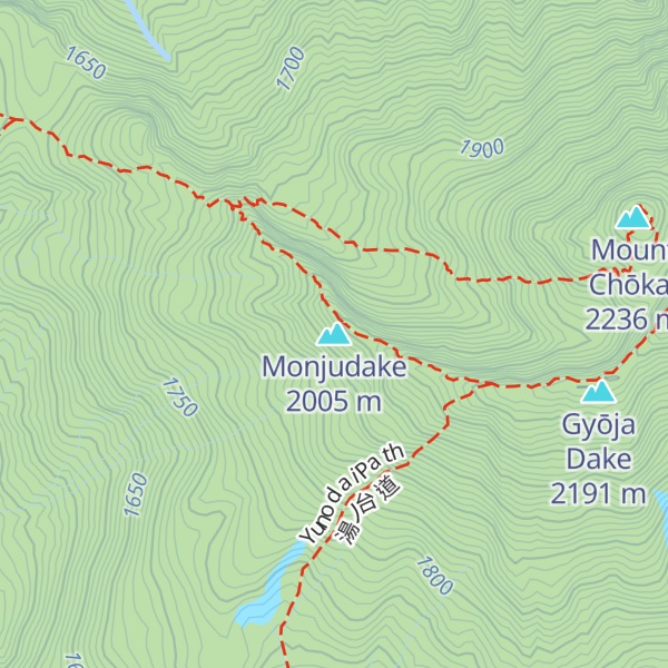 Map of Monjudake
