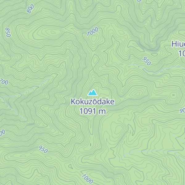 Map of Kokuzōdake