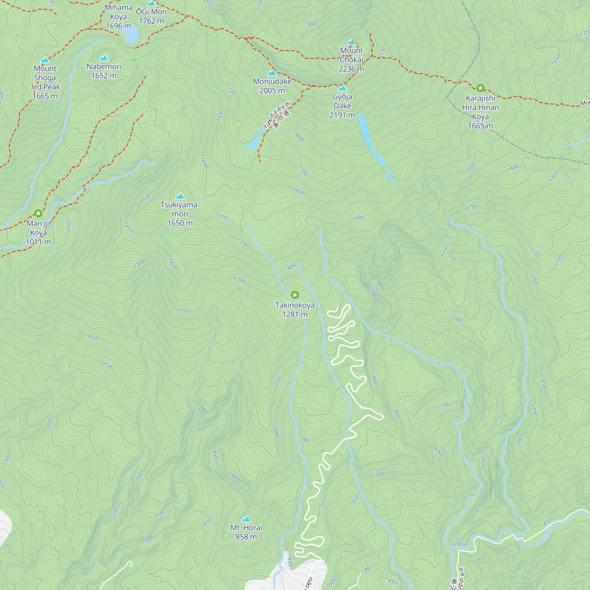 Takinokoya map