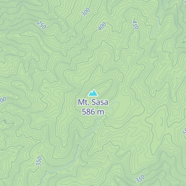 Map of Mt. Sasa