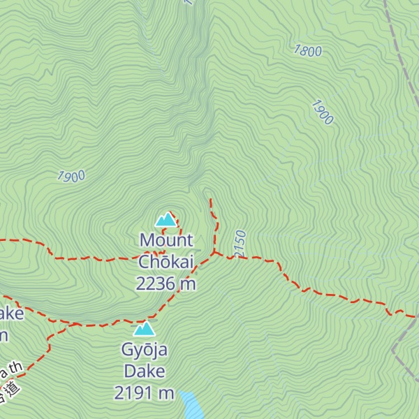 Map of Mount Shichiko