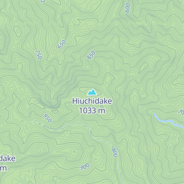 Map of Hiuchidake