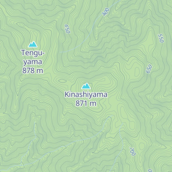 Map of Kinashiyama