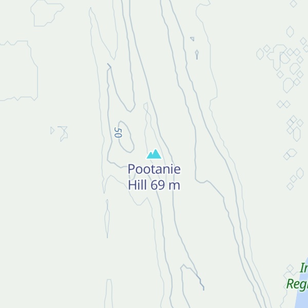 Map of Pootanie Hill