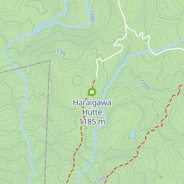 Map of Haraigawa Hutte