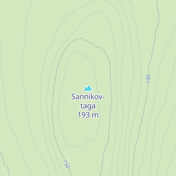 Map of Sannikov-taga