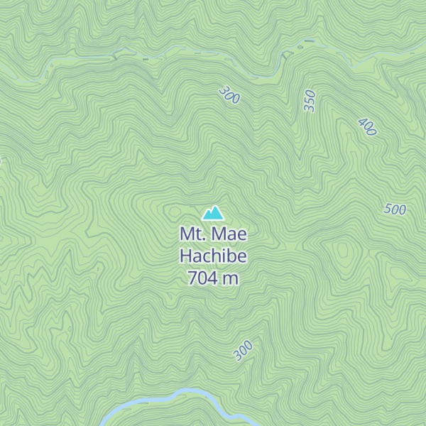 Map of Mt. Mae Hachibe