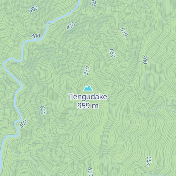 Map of Tengudake