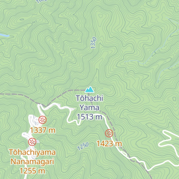 Map of Tōhachi Yama