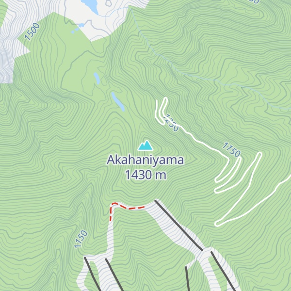Map of Akahaniyama