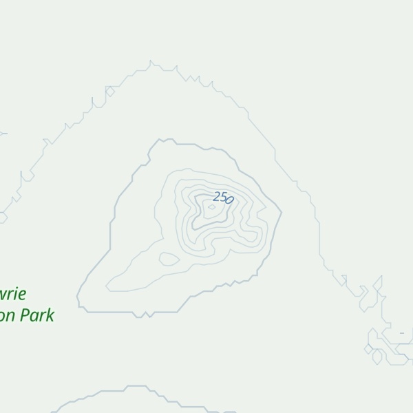 Map of Alconie Hill