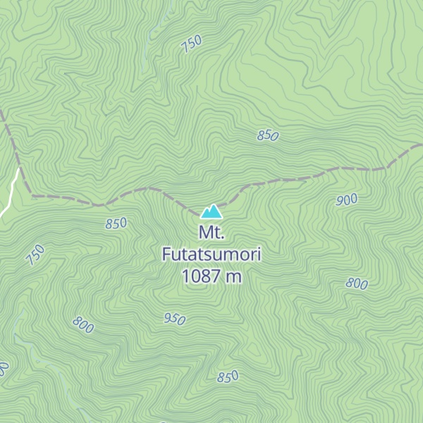 Map of Mt. Futatsumori