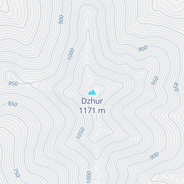 Map of Dzhur
