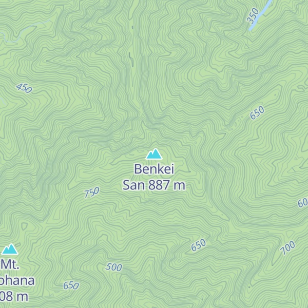 Map of Benkei San