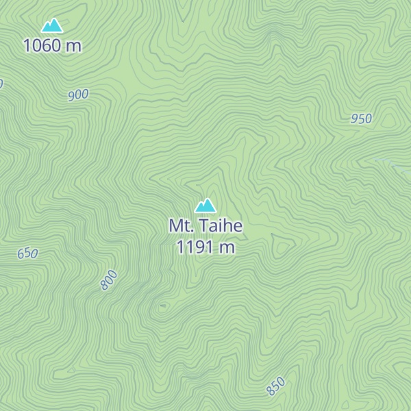 Map of Mt. Taihe