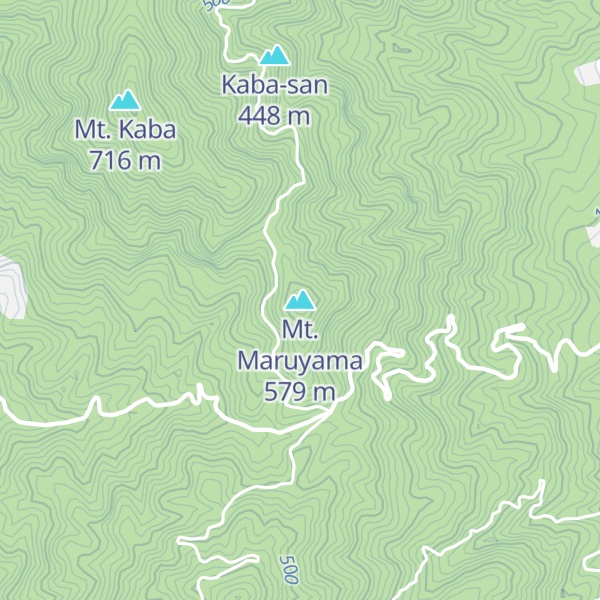 Map of Mt. Maruyama