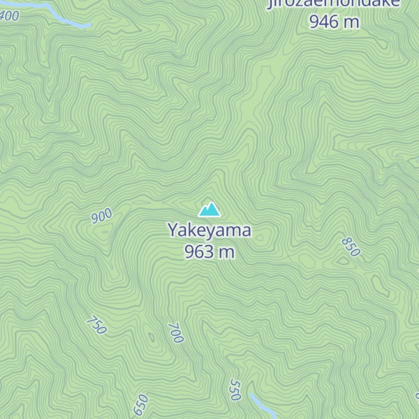 Map of Yakeyama