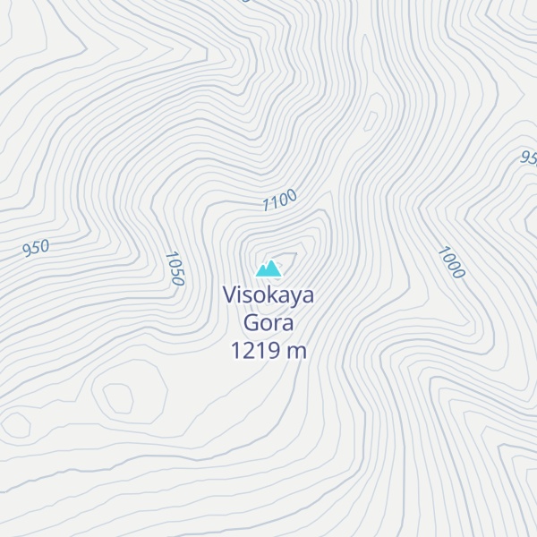 Map of Visokaya Gora