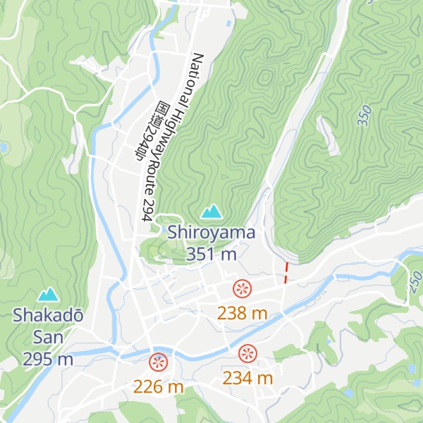 Map of Shiroyama