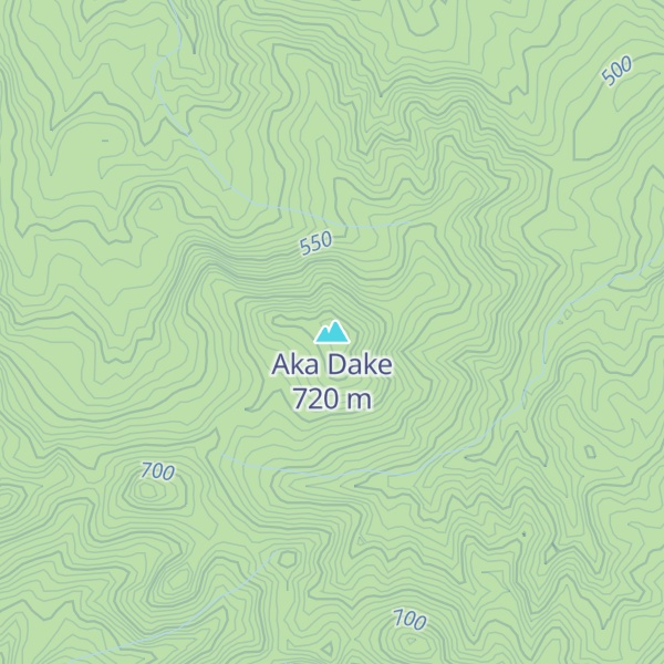 Map of Aka Dake