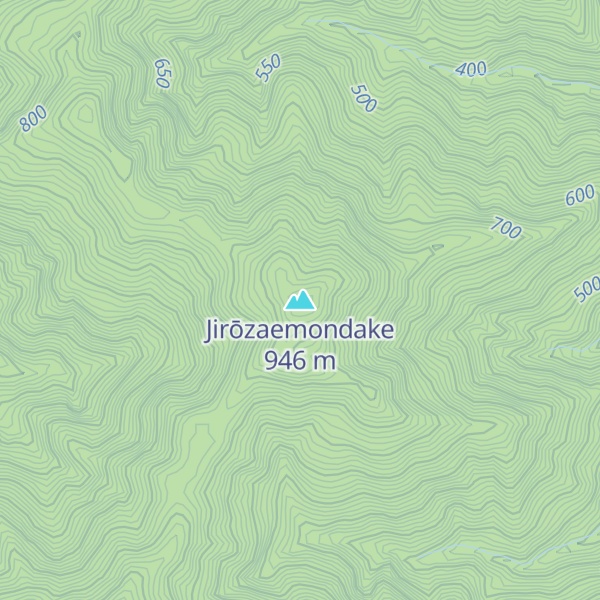Map of Jirōzaemondake