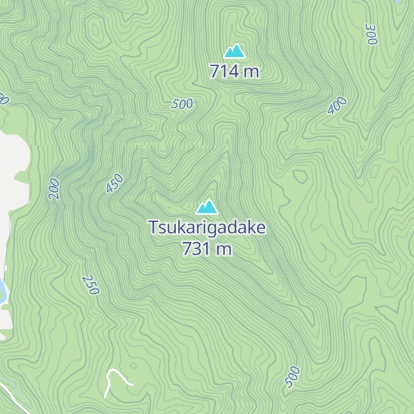 Map of Tsukarigadake
