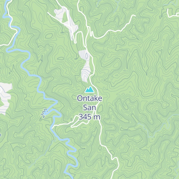 Map of Ontake San