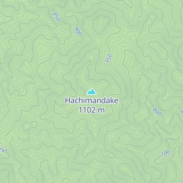 Map of Hachimandake