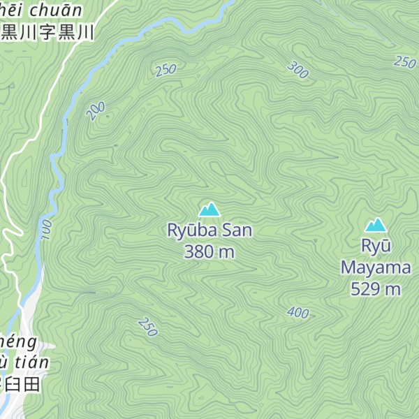 Map of Ryūba San
