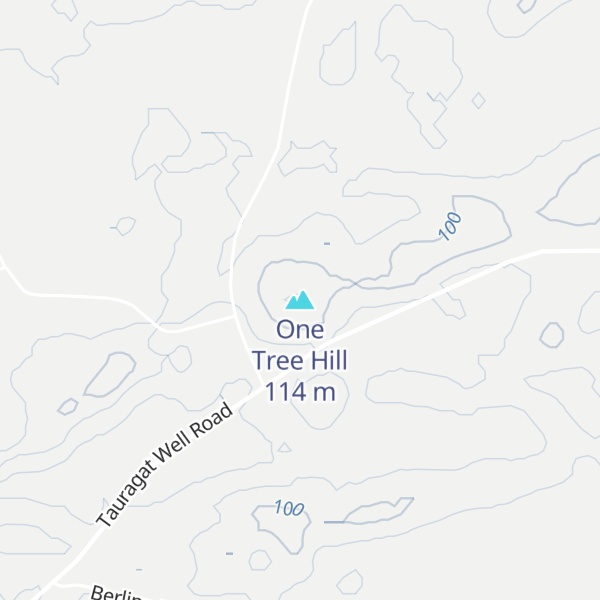 Map of One Tree Hill