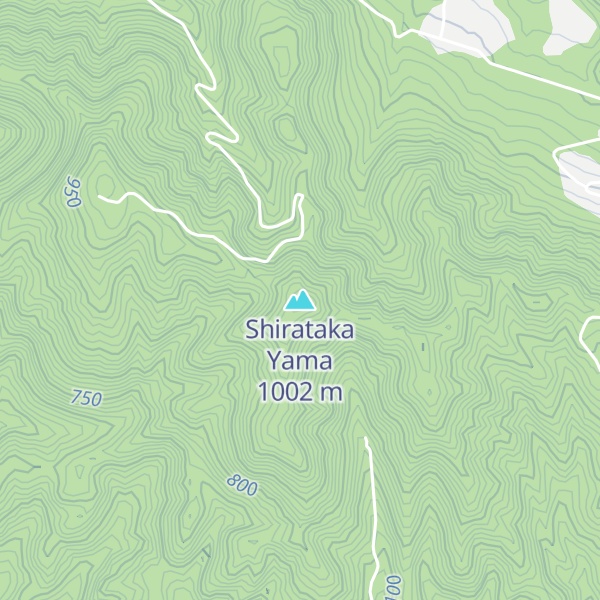 Map of Shirataka Yama