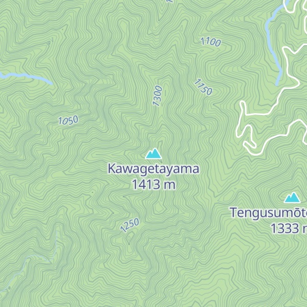 Map of Kawagetayama