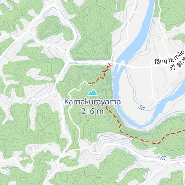Map of Kamakurayama