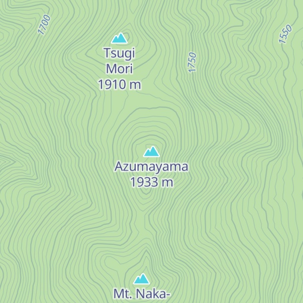 Map of Azumayama