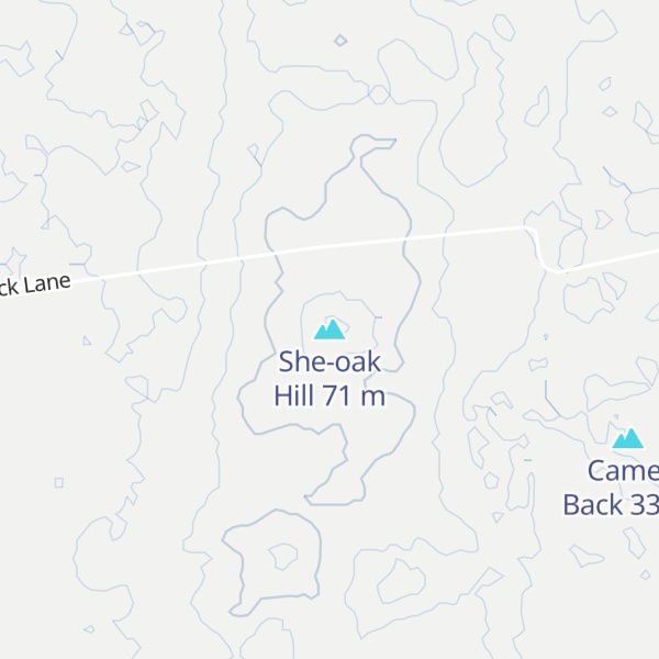Map of She-oak Hill