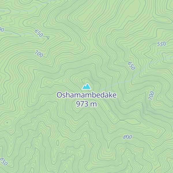 Map of Oshamambedake